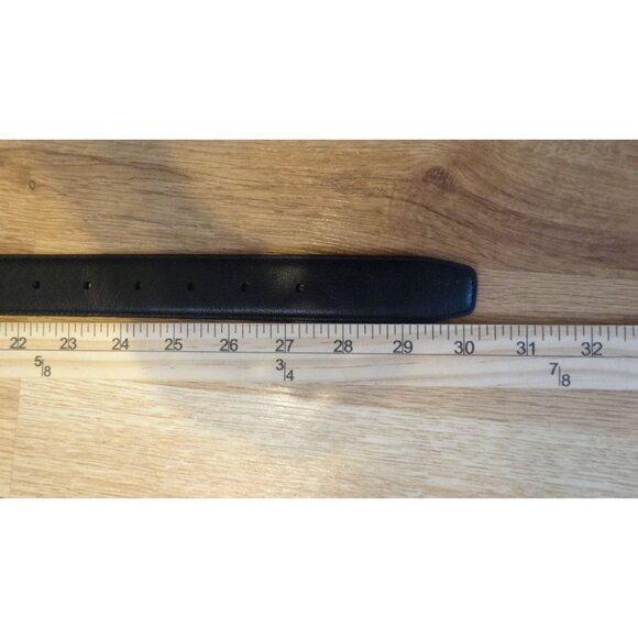 30" Boys Brown Faux Leather Belt with Silver Buckle New - Picture 4 of 4